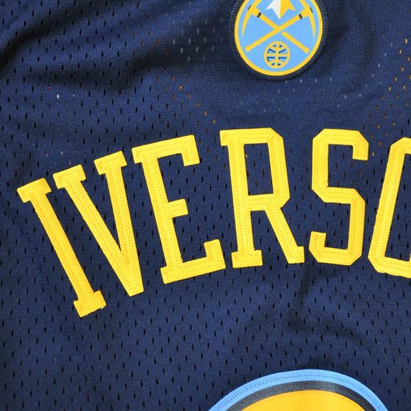 'Allen Iverson' Denver Nuggets Adidas Jersey - Picture 7 of 7